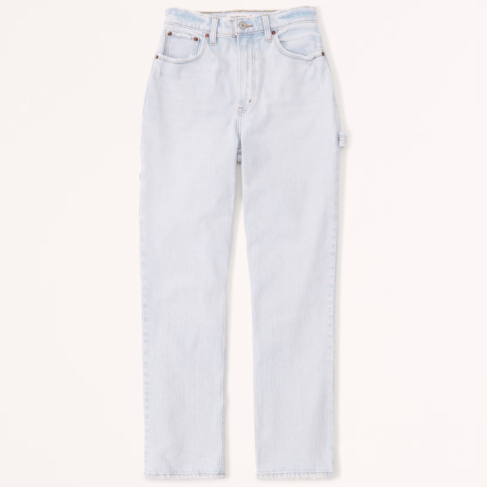 Light Wash A&F Carpenter Jeans - US 29